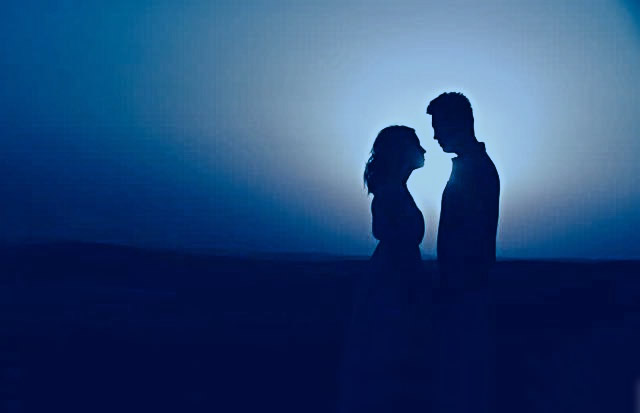 Couple Silouetted